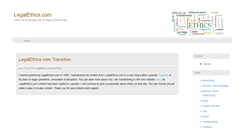 Desktop Screenshot of legalethics.com